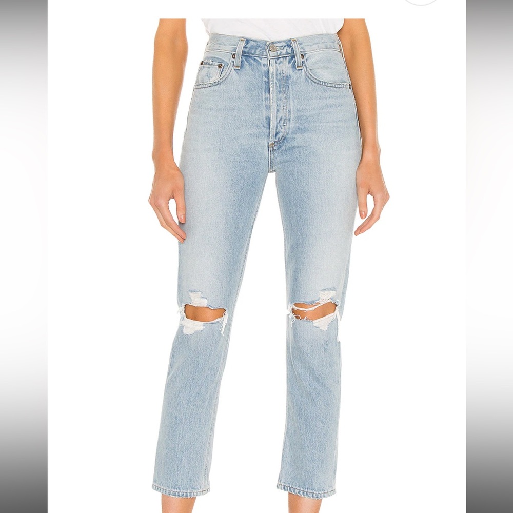 AGOLDE RILEY STRAIGHT JEANS